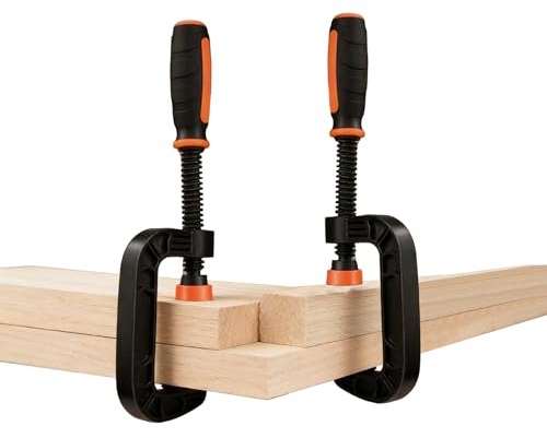 C Klemme Schraubzwingen Klein, Tischklemmen Schraubzwingen 0-45 mm Tischklemme, Mini Schraubzwinge für Schweißarbeiten, Tischler, Gebäude, Haushaltsmontage, 2 Stück