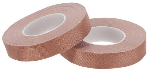 Warmhm Lot de 2 Rubans Adhésifs pour Doigts Guzheng et Pipa, Bandes en Soie Respirantes et Hypoallergéniques, Couleur Marron Clair, Protection Confortable pour Performances Musicales
