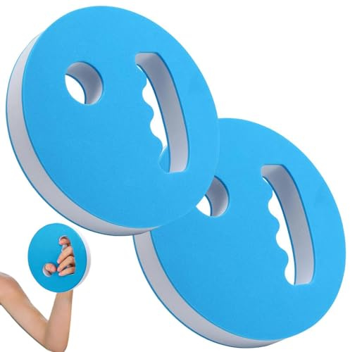 Lot de 2 disques d'entraînement pour l'aquagym aquatique, équipement d'entraînement de piscine, pour femmes, hommes, adultes, sportifs, aquatiques, natation, fitness, sport