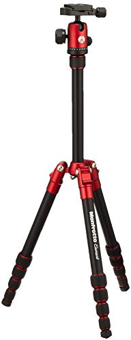 Manfrotto Element Traveller Mini-Stativ mit Kugelkopf, Rot