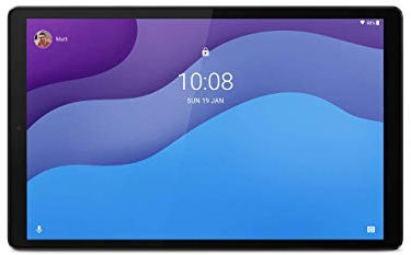 Lenovo Tab M10 HD (2nd Gen) Tablet - Display 10.1 HD (Processore MediaTek Helio P22T, Storage 32 GB Espandibile fino ad 1 TB, RAM 2 GB, WIFI+Bluetooth 5.0, 4G LTE, 2 Speaker, Android 10) - Iron Grey