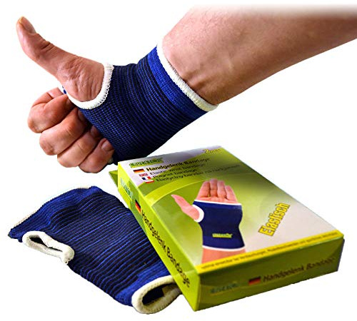Care4You 2 STK Handgelenk Bandage Handbandage Handgelenkstütze für Alltag, Handgelenkschiene für Sport, Hobby und Alltag, schont und unterstützt schwache Handgelenke/Handgelenkbandage