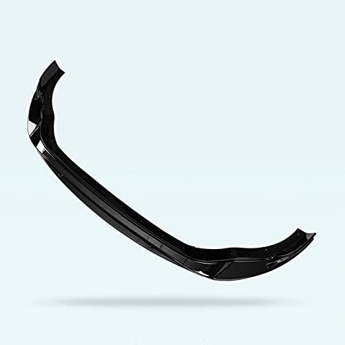 YYKJZ Auto Frontschürze Splitter Lip Spoiler Diffusor, für VW Golf 8 MK8 Pro GTI Rline 2020 2021 2022, Glossy Black, ABS-Kunststoff, DREI Stufen Stil