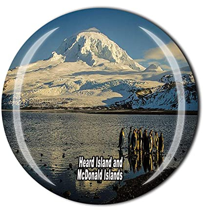 Kühlschrankmagnet, Motiv: Heard Island und McDonald Inseln, Australien