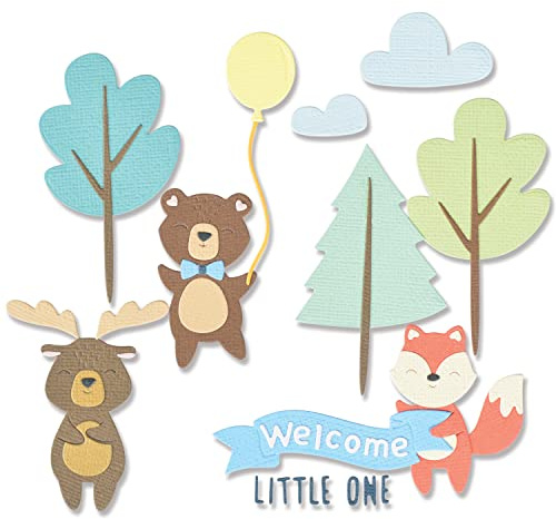 Sizzx Thinlits Stanzschablonen 26PK Woodland Baby Set von Jennifer Ogborn | 665960 | Kapitel 3 2022