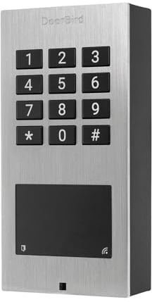 DoorBird A1121 - Sistema di controllo accessi IP, con Keypad, RFID e Bluetooth, in acciaio inox V2A