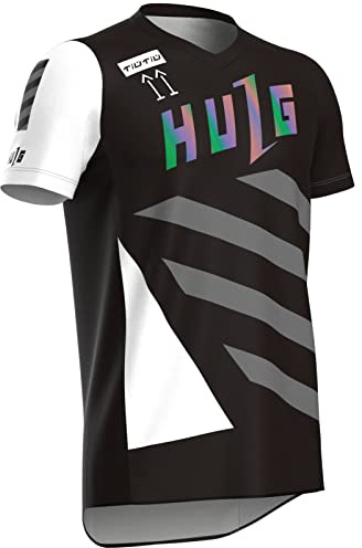 Mountainbike-Shirt,Fahrradtrikot Herren,rennrad Trikot Herren,Fahrradtrikot Herren Kurzarm,MTB Trikot,Atmungsaktives Material,Schnell Trocknend,antibakteriell