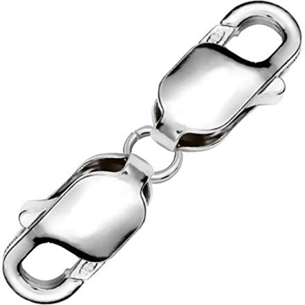 My-Bead kedjelås 925 sterlingsilver smycken stängning 25 mm dubbelt karbinhake halsband halsband armband gör-det-själv