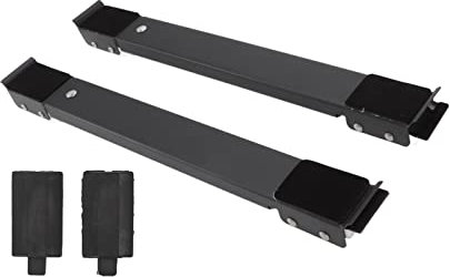 Yosoo Health Gear Rullo per Elettrodomestici per Mobili 2 Pezzi Carrello per Lavatrice per Mobili con Binario per Carichi Pesanti, Ruote Robuste in Acciaio Inossidabile per Supporto per Grandi (2)