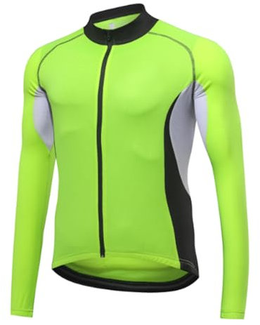 CFDFDA Reflektierende Fahrradjacke für Herren und Damen – Hohe Sichtbarkeit Unisex mit Reflektierenden Streifen Hochsichtbarer Leichter Hochsichtbarer Fahrradmantel zum Pendeln und Radfahren,Green
