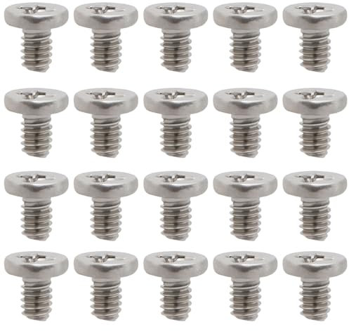 Be In Your Mind 100pcs Tornillos Máquina Acero Inoxidable 304 M2 X 3 Mm Tornillos Máquina Phillips Cabeza Plana Tornillos con Ranura Cruz Portátiles TV Ventiladores Juguetes Muebles