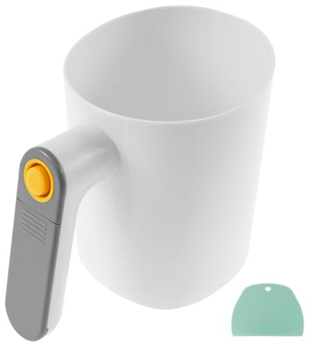 Harina eléctrica de plástico tamiz con mango ergonómico Control de botón de capacidad Control de harina automático Batería de bajo ruido de harina eléctrica de poco ruido para cocina