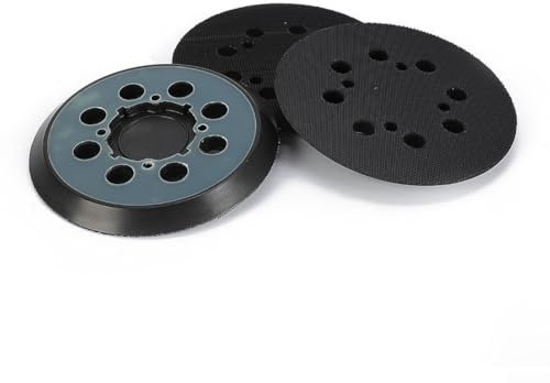 babominimer Round Hook And Backing,5 Inch 125Mm 8-Hole Sander Pad Replacement,Sanding Pad For High Speed Polishing,Buffing Random Orbital Sander