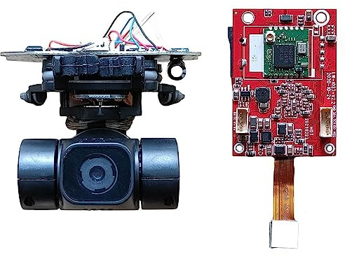 ZWDOZMD Pièces de Drone Module WiFi de caméra à Flux Optique à cardan 3 Axes for SG907 Pro Max RC Drone quadrirotor pièces de Rechange Accessoires(3-Axis Gimbal Set)