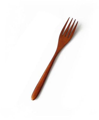 Alipis Lot De 5 Fourchettes à Quatre Dents En Bois Verni, Légères Et Pratiques, Fourchettes à Fruits Pour Dessert, Couverts Cuisine Réutilisables, Maison Réceptions