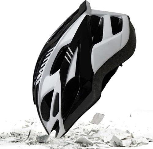 Baoqifong Casco da Ciclismo | per Bici Casco da Skateboard e Ciclismo,Protezione Regolabile per Uomo Donna Ragazzi Attività Strada Città Pattinaggio