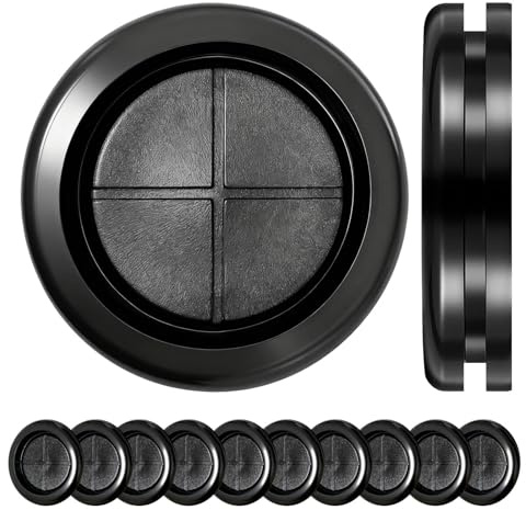 PDKKFF 10 Piezas 50mm Pasacables Arandelas de Goma, Ojales de Goma, Negros Juntas de Anillo de Alambre Eléctrico para Proteger Cables, Enchufes | Caucho Ojal redondo, pasador de cables tapones para cables de protección