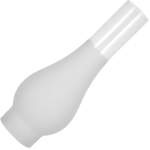TOVINANNA Paralume in Vetro Satinato per Lampade a Cherosene Stufa Retrò Antivento Piccolo Accessorio Sostitutivo per Lampade a Olio Vintage da Interno