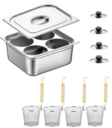 Set per cuocere la pasta – Pentola bollente con cestello e coperchio per cucina di casa e ristorante