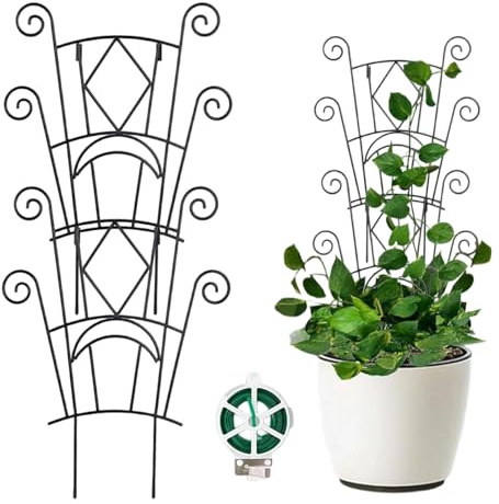 Traliccio per piante rampicanti da interni, pali di supporto per piante rampicanti | Pothos Pothos, per Pothos Monstera Ivy Clematis giardinieri all'aperto