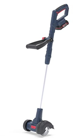 Güde GFR 18-201-05 - Limpiador de Juntas con batería (Iones de Litio de 18 V, 1200 revoluciones por Minuto, diámetro del Cepillo de 11 cm, Altura del Mango de 82 a 112 cm, Incluye batería de 2 Ah