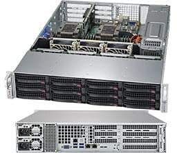 Barebone Server 2 U Dual 3647 12 Hot-Swap 8,9 cm 1200 W Redundant Titanium SuperServer 6029P-WTRT