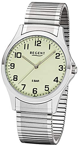 Regent Herren Analog Miyota 2035 Uhr mit Edelstahl Armband 11310064