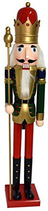 Due Esse Christmas - Soldato Schiaccianoci in Legno 150cm
