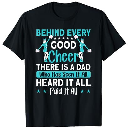 Hinter jedem guten Cheer Dad Cheerleading Dad T-Shirt