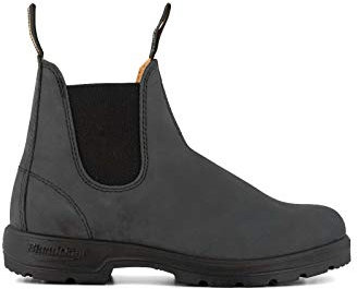 Blundstone Unisex 587 Rustic Black Leather Chelsea Ankle Classic Boots 4