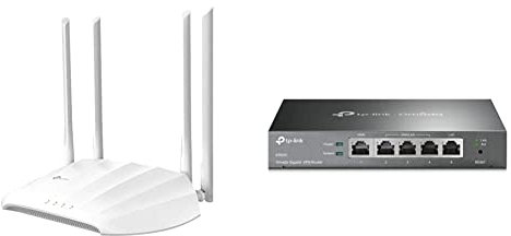 TP-Link TL-WA1201 Point d'accès WiFi AC1200 & ER605 Routeur VPN Omada Gigabit