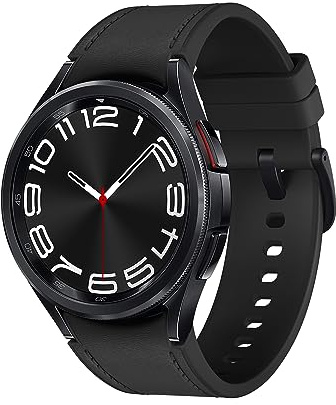Samsung Galaxy Watch6 Classic LTE 43mm Smartwatch Fitness Tracker, Monitoraggio Benessere, Batteria a lunga durata, Ghiera Interattiva in Acciao Inox, Graphite [Versione italiana]