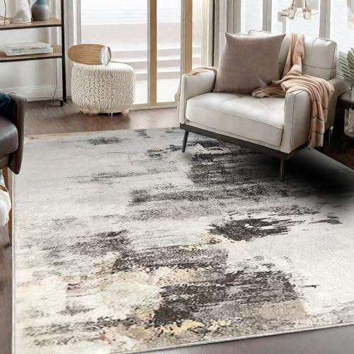 Rugs Living Room 160x200 Large Carpet Soft Memory Foam Short Pile Modern Abstract Area Rug for Bedroom Floor Mat for Indoor Decor