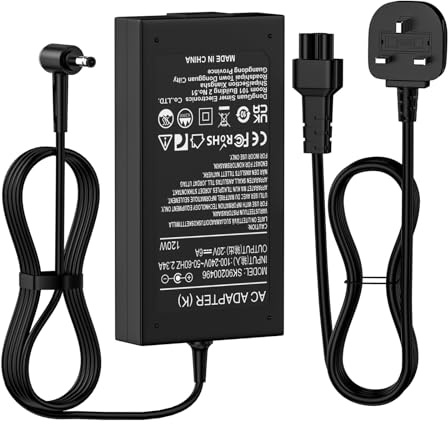 120W Laptop Charger Compatible With MSI Thin Chicony Delta Series | GF63 GV15 GV15-Thin-11SC Thin 10SCXR 10 11 12Th MS-16R5 MS-16R6 MS-16R7 GF75 Thin 10UEK,Chicony Delta ADP-120VH D A17-120P2A