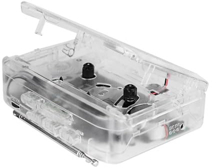 Swokely Cassette Player Walkman Cassette Player Portable Speaker Multiple Power Supply Methods AM/FM Radio Function Sound Perfect Companion for Music Lovers