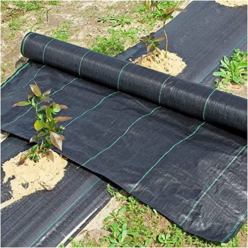 Membrane de gravier robuste pour lutter contre les mauvaises herbes dans les parterres de jardin (1,8 x 130 m)