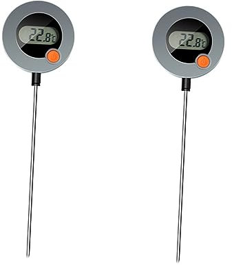 Cabilock 2 Pezzi Termometro Per Alimenti Sonda Digitale Per Alimenti Termometro Digitale Per Acqua Sonda Termometro Termometro Da Cucina Bbq Igrometro Per Fritture Cuoco Digitale A Base Di