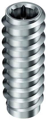 RAMPA Gewindemuffe Typ SKL, M6 x 40 mm, Stahl verzinkt, CE Zertifiziert, 10 Stück