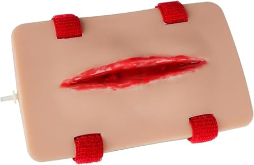 HHTTXXYY Übungen for Nähen zur Blutungskontrolle, Trainerset for Wundpackung und Tourniquet, Basistrainingsset for Blutungen for medizinische Kurse, Erste-Hilfe-Übungen zur Hämostase. ﻿(A)