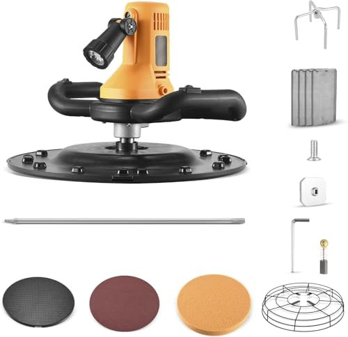 MINENICE Macchina per lisciare la parete della cazzuola del cemento del cemento e quattro lame da pavimento elettriche Levigatrice per Muro