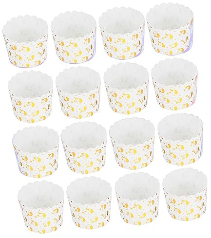 SOLUSTRE 50pezzi Pirottini Per Muffin Compleanni e Matrimoni Resistenti e Pratici Per Dessert e Dolci