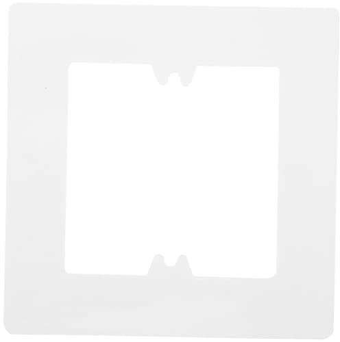 Cubierta de Luz Decorativa de Plástico Blanco, Placa 86 para Pared