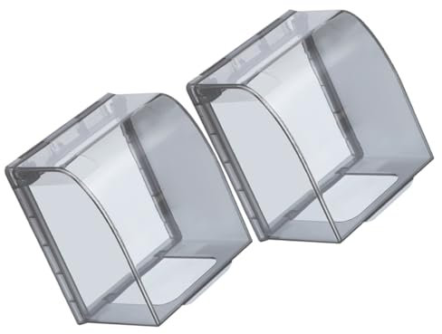 SHINEOFI 1 Set Elettrica Design Adesivo Per Protezione Per Bagno E Umidi Facile Installazione Senza Residui 2 Pezzi