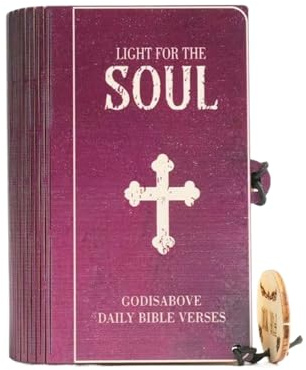 Tarjetas de la Biblia - Biblia con de Madera | Escritura Cristiana, Tarjetas de oración para Mujeres y Hombres, Aliento Diario, reflexión, sentimiento de emoción