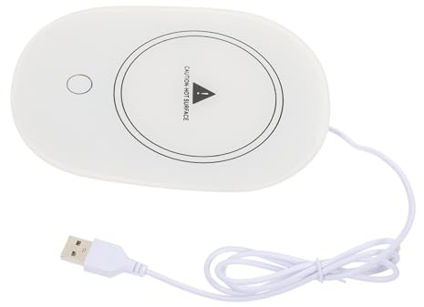 Alipis Calentador USB para Tazas con Control Digital Posavasos Eléctrico para Café y Bebidas de Temperatura Constante para Hogar y Oficina