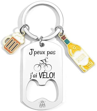 KJKJKJ Porte-clés Personnalisé,Coach Porteclef Décapsuleur Cadeau Original pour Fan de Sport,Personnalisé pour Basket Chasseur Football Golfeur Motard Pêcheur Cycliste Rugby Saxophone Cadeau