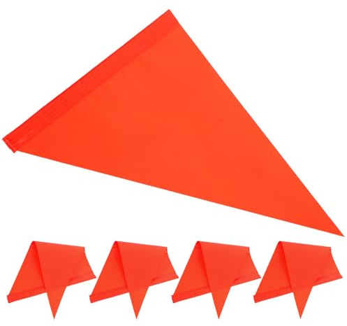 SUPVOX 5pcs Kids Bike Safety Flag: High Visibility Bicycle Flags Pennant Replacement for Scooter Bike Trailer Cycling Accessory