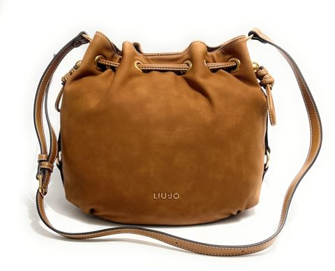 Liu Jo Borsa secchiello bucket Ginesa cammello BS26LJ30 AA6085 E1116 Dimensioni borsa: Media