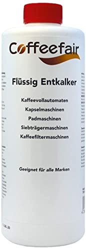 Coffeefair Flüssig-Entkalker 15 x 750 ml Entkalker für Kaffeemaschinen, Kaffeevollautomaten, Filterkaffeemaschinen & Siebträgermaschinen, für alle Marken