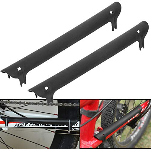 Mantain 2 Pcs Bicycle Frame Chain Chainstay Plastic Protector Guard Pad